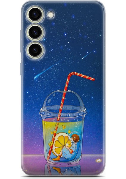 Samsung Galaxy S23 Plus Uyumlu Kılıf Hd Baskılı Kılıf - Cool Lime