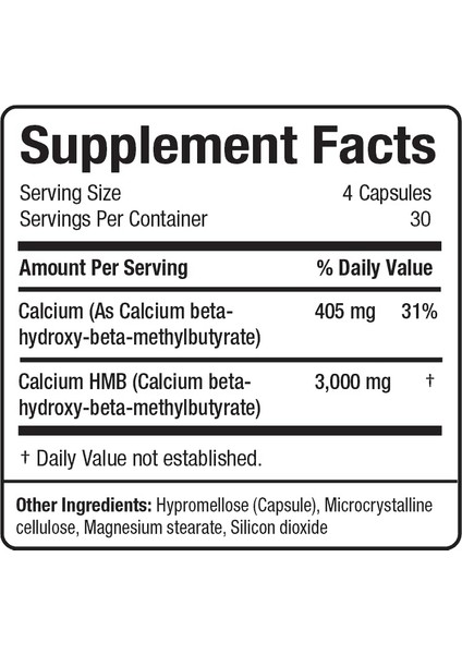 Hmb 3000, 120 Veggie Capsul fiyatları