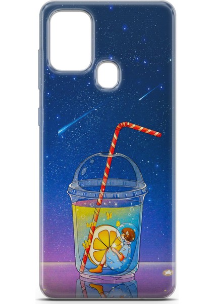 Samsung Galaxy A21S Uyumlu Kılıf Hd Baskılı Kılıf - Cool Lime fiyatları