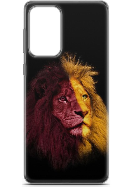 Samsung Galaxy A73 5g Uyumlu Kılıf Hd Baskılı Kılıf - Sarı Kırmızı Aslan fiyatları