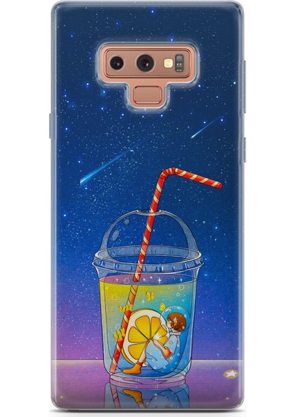 Samsung Galaxy Note 9 Uyumlu Kılıf Hd Baskılı Kılıf - Cool Lime