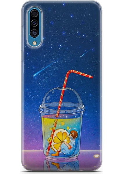 Samsung Galaxy A30S Uyumlu Kılıf Hd Baskılı Kılıf - Cool Lime