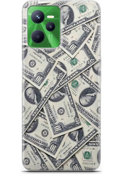 Realme C35 Uyumlu Kılıf Hd Baskılı Kılıf - Dolar Kazan
