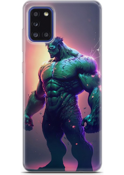 Samsung Galaxy A31 Uyumlu Kılıf Hd Baskılı Kılıf - Hulk