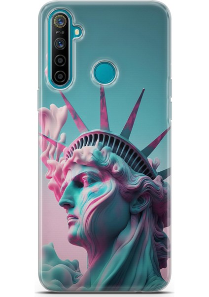Realme 5i / 6i / C3 Uyumlu Kılıf Hd Baskılı Kılıf - Hayal Özgürlük