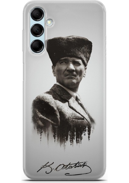 Samsung Galaxy M14 5g Uyumlu Kılıf Hd Baskılı Kılıf - Atatük Imza