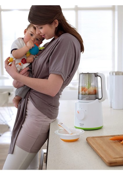 Avent SCF870/20 Buharlı Pişirici ve Blender (Yeşil)