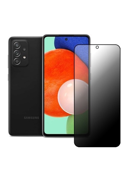 Samsung Galaxy A72 Uyumlu Hayalet Ekran Koruyucu Cam Tam Kaplama 9d
