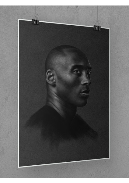 Kobe Bryant Poster 45X60CM Nba Basketbol Afiş - Kalın Poster Kağıdı Dijital Baskı