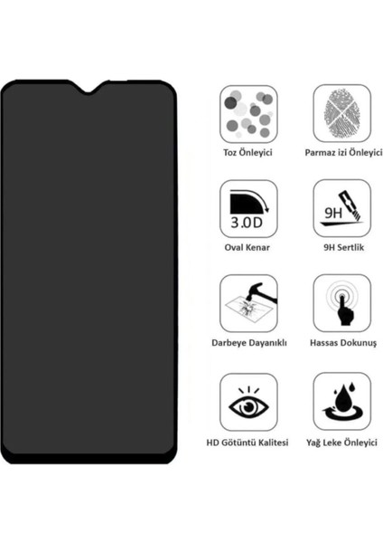 Xiaomi Redmi Note 10 ve Note 10S Uyumlu Hayalet Ekran Koruyucu Cam Tam Kaplama 9d
