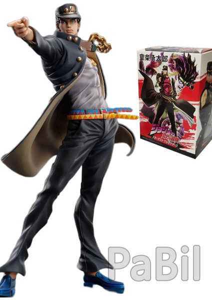 Jojo Bizarre Anime Manga Aksiyon Figür Oyuncak 17 cm - Jotaro Kujo Kutulu