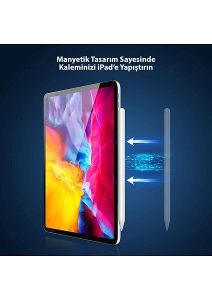 iPad Mini 5/6 Dokunmatik Kalem Avuç Içi ve Eğim Özelliği