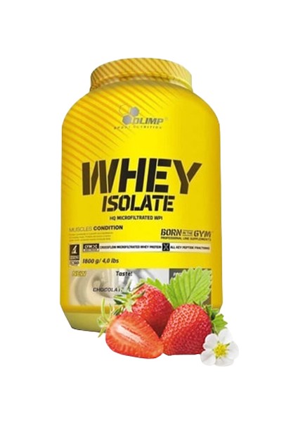 Pure Whey Protein Isolate 1800 gr - Çilek