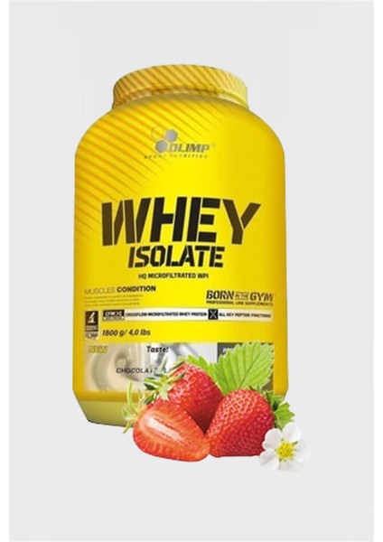 Pure Whey Protein Isolate 1800 gr - Çilek