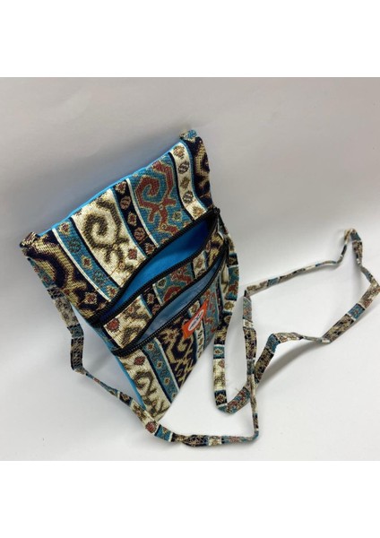CLZ505 Otantik Desenli Fermuarlı Askılı Çanta Özel Dikim modelleri