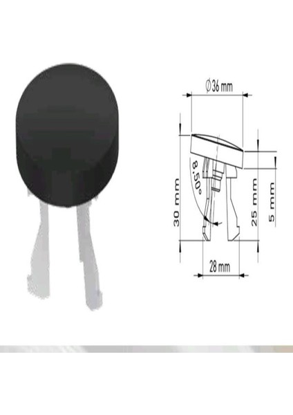 Izyapı Lavabo Su Taşma Yüzüğü Mat Siyah