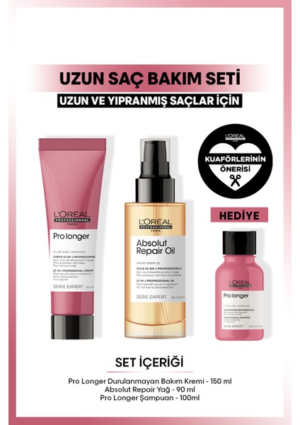 Serie Expert ProLonger Uzun Saç Bakım Seti