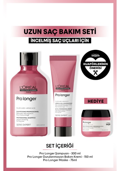 Serie Expert Pro Longer Uzun Saç Bakım Seti