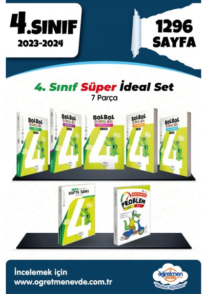 4. Sınıf Süper Ideal Set 7 Parça Yeni