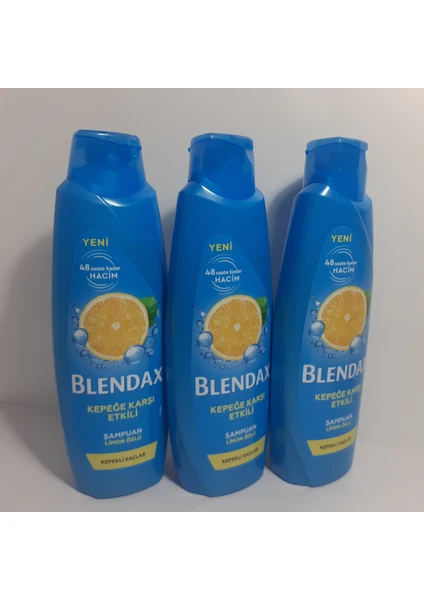 Kepeğe Karşı Etkili Limon Özlü Şampuan 470 ml x 3 Adet