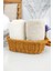 Rattan Banyo ve Makyaj Organizer Sepeti Oval Ekmeklik 24 cm Kahverengi - YK1447 4