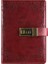B6 Retro Pu Kapak Defter - Kırmızı (Yurt Dışından) 1