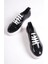 MB6304-RS Kadın Kalın Taban Rugan Siyah Sneaker & Spor Ayakkabı 2