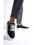 MB6304-RS Kadın Kalın Taban Rugan Siyah Sneaker & Spor Ayakkabı 3