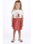 Kız Çocuk Süs Düğmeli Beli Lastikli Etek 1