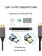 1.8m USB 3.1 Type C Usb-C To Mini Displayport Kablo 4K 60Hz Görüntü Aktarım Kablosu 3