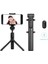 Bluetooth Kumandalı Orjinal Selfie Çubuğu - Monopod - Tripod Siyah 2