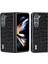 Hongshou-Samsung Galaxy Z Fold5 Için Abe Devekuşu Dokulu Kılıf (Yurt Dışından) 1