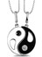 Yin Yang Gümüş Kolye 2 Kolye ve Doğum Taşı ile Çift Kadın Erkek UI0ME Için Hediye (Yurt Dışından) 1