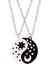 Yin Yang Kolye Bilezik Kadın Erkek Eşleşen Siyah Beyaz Disk Tai Chi Kolye Çiftler Için Kızlar Dostluk Bff Bilezikler Kolye Takı Seti (Yurt Dışından) 1