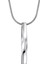 Erkekler ve Kadınlar Için Paslanmaz Çelik Kolye Kolye, Link Zincirli Unisex Twisted Cube Bar Kolye (Yurt Dışından) 1