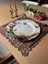 Sütlü Kahverengi Süet Kumaş Kare Amerikan Servis Takımı Supla 6'Lı 35 x 35 cm 2