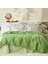 Noya Pamuk Çift Kişilik Pike Takımı Yeşil 1