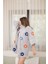 CAKKA Wellsoft Peluş Papatyalı  Sabahlık /dressing Gown 1