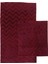 Welsoft Zi̇gzag Bambo Klozet Takımı 2 Pcs ( 60 x 100 50 x 60 ) Bordo 4