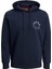 Jack & Jones Jjwarrıor Sweat Hood Lacivert 1