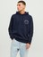 Jack & Jones Jjwarrıor Sweat Hood Lacivert 2