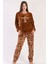 Kadın Welsoft Uzun Kol Ceblı Pijama Takım 1