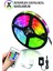 Şerit LED Işık Rgb 5 Metre Hazır Set Tak Çalıştır Kumandalı Adaptörlü Silikonlu 2