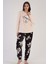 Kadın Welsoft Uzun Kol Ceblı Pijama Takım 1