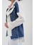 Beyaz Denim Detaylı Ceket 3