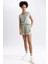 Fit Standart Fit Sporcu Kısa Paça Şort A7057AX23HS 4