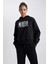 Fit NBA Wordmark Kapüşonlu Kalın Sweatshirt A8971AX23AU 1