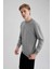 Boxy Fit Bisiklet Yaka Sweatshirt V5306AZ23AU 4