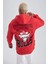 Fit NBA Chicago Bulls Boxy Fit Kapüşonlu Kalın Sweatshirt Z4629AZ23AU 1