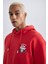 Fit NBA Chicago Bulls Boxy Fit Kapüşonlu Kalın Sweatshirt Z4629AZ23AU 5